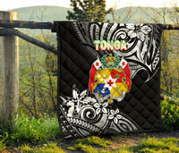 Mate Ma'a Tonga Rugby Premium Quilt Polynesian Unique Vibes - Black - Polynesian Pride