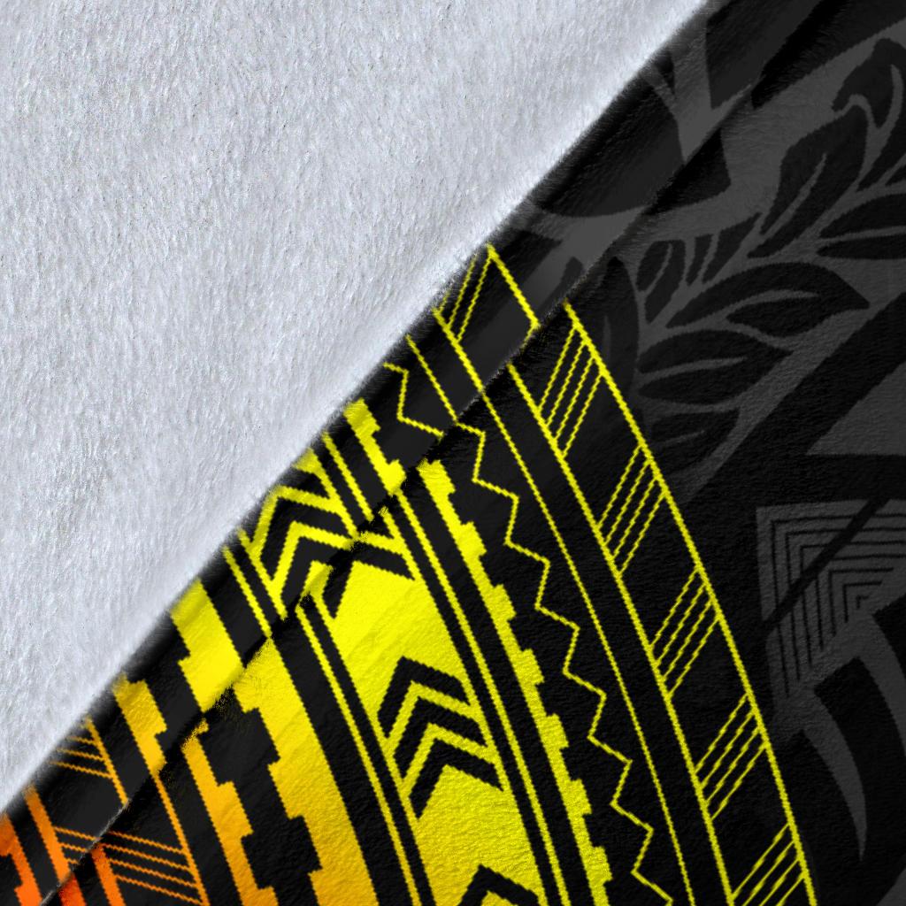 Hawaii Polynesian Premium Blanket - Kanaka Maoli Hawaiian Map - Polynesian Pride