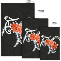 Plumeria Polynesia Orange Area Rug AH - Polynesian Pride