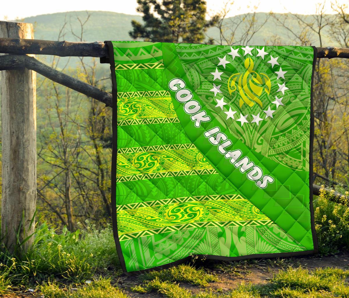 Cook Islands Premium Quilt Polynesian Victorian Vibes - Polynesian Pride