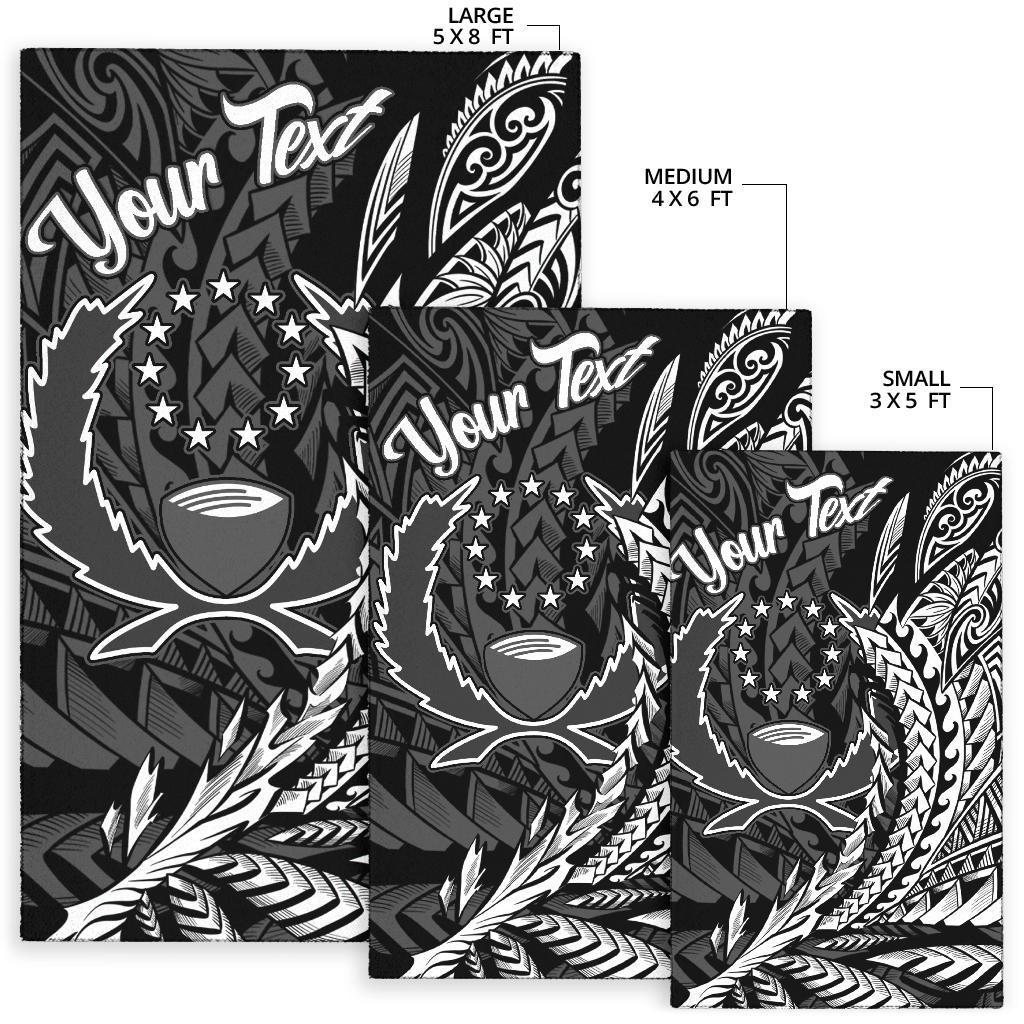 Pohnpei State Area Rug - Custom Personalised Wings Style - Polynesian Pride