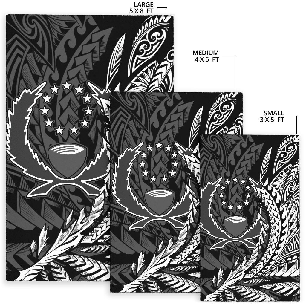 Pohnpei State Area Rug - Wings Style - Polynesian Pride