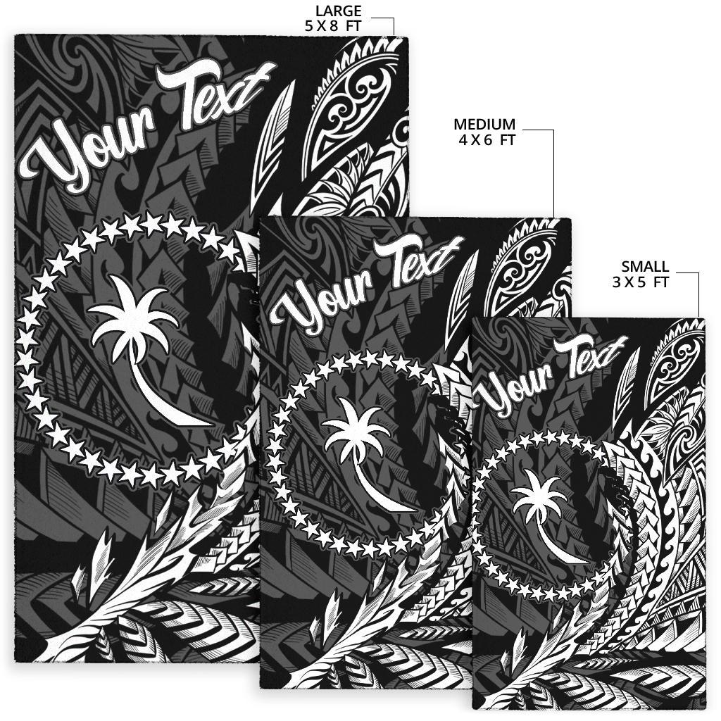 Chuuk State Area Rug - Custom Personalised Wings Style - Polynesian Pride