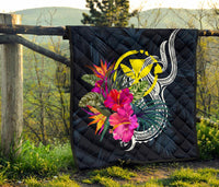 Hawaii Polynesian Premium Quilt - Tropical Flower - Polynesian Pride