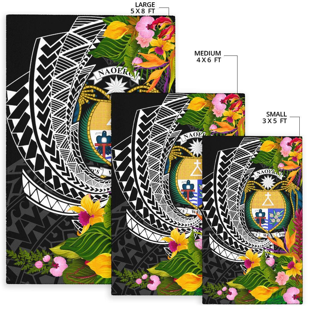 Nauru Area Rug - Seal Spiral Polynesian Patterns - Polynesian Pride