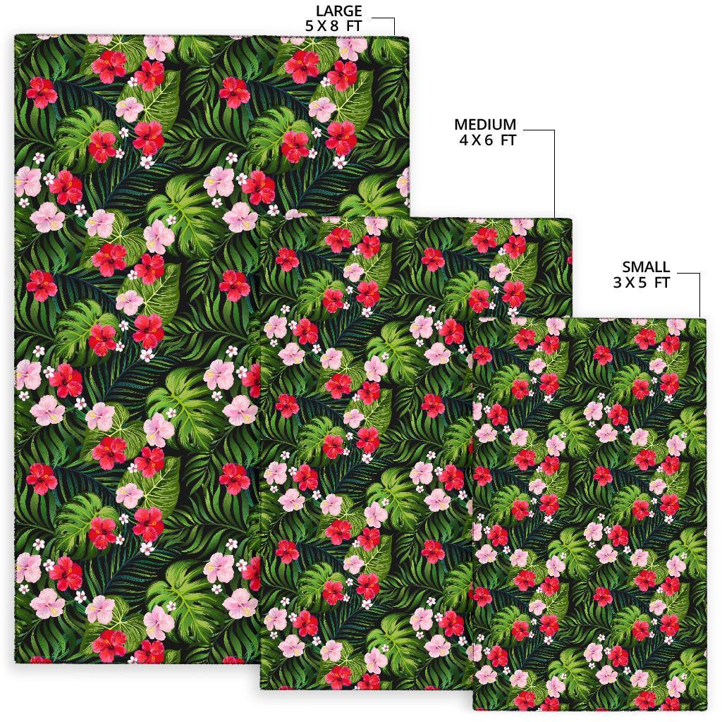 Tropical Flower Mix Rug - Polynesian Pride