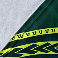 Hawaii Polynesian Premium Blanket - Green Turtle Hibiscus - Polynesian Pride