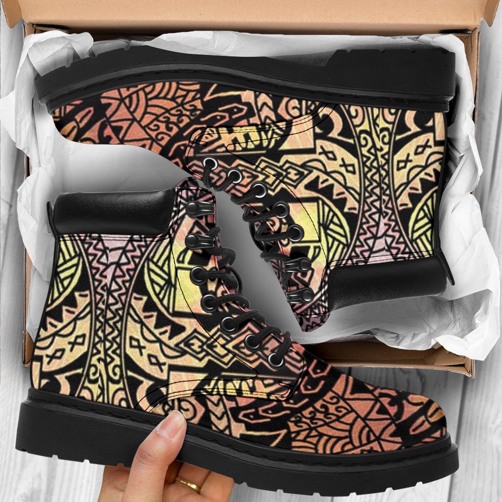 Polynesian 02 Season Boots - Polynesian Pattern - Polynesian Pride