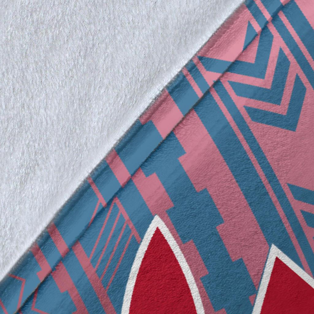 Hawaii Turtle Hibiscus Kanaka Pink Style - Premium Blanket AH - Polynesian Pride