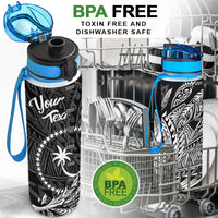 Chuuk State Custom Personalised Hydro Tracking Bottle - Wings Style - Polynesian Pride