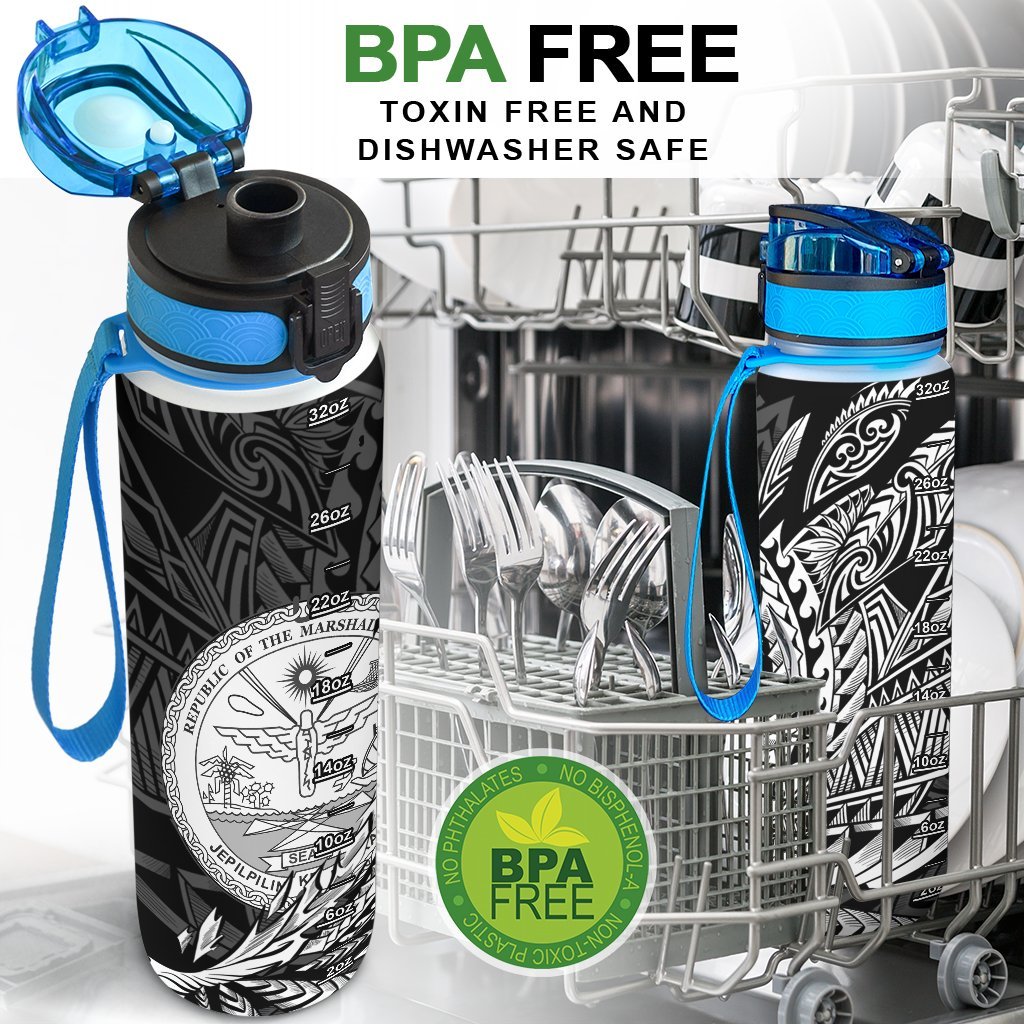 Marshall Islands Hydro Tracking Bottle - Wings Style - Polynesian Pride