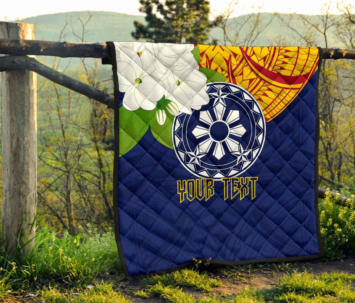 The Philippines Personalised Premium Quilt - Filipino Sampaguita - Polynesian Pride
