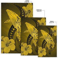 Hawaii Polynesia Whale Hibiscus - Yellow - Polynesian Pride