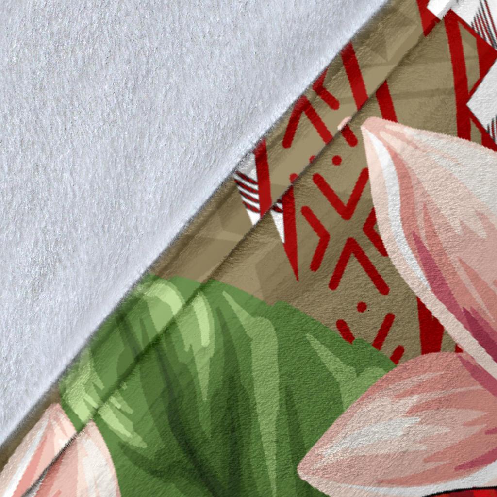 Hawaii Polynesian Coat Of Arm Tropical Premium Blanket - AH - Polynesian Pride