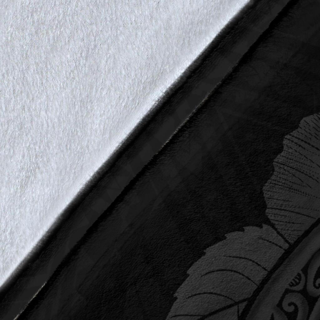 Anchor Gold Gray Tribal Premium Blanket - Polynesian Pride