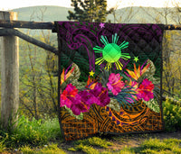 The Philippines Premium Quilt - Summer Hibiscus - Polynesian Pride