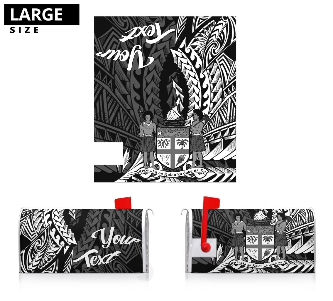 Fiji Mailbox Cover - Custom Personalised Wings Style - Polynesian Pride