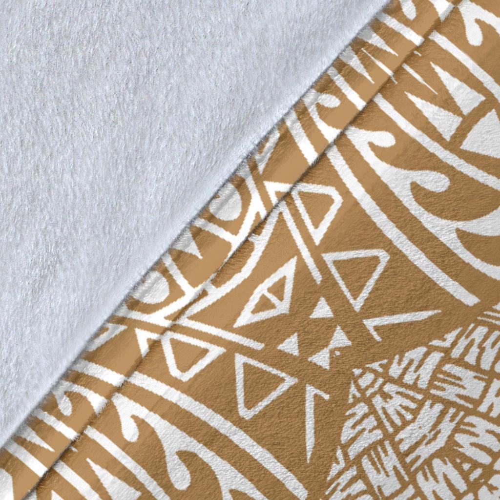 Hawaii Turtle Map Polynesian Premium Blanket - Circle Style - Polynesian Pride