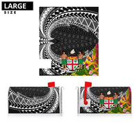 Fiji Mailbox Cover - Tropical Flowers Style - Polynesian Pride
