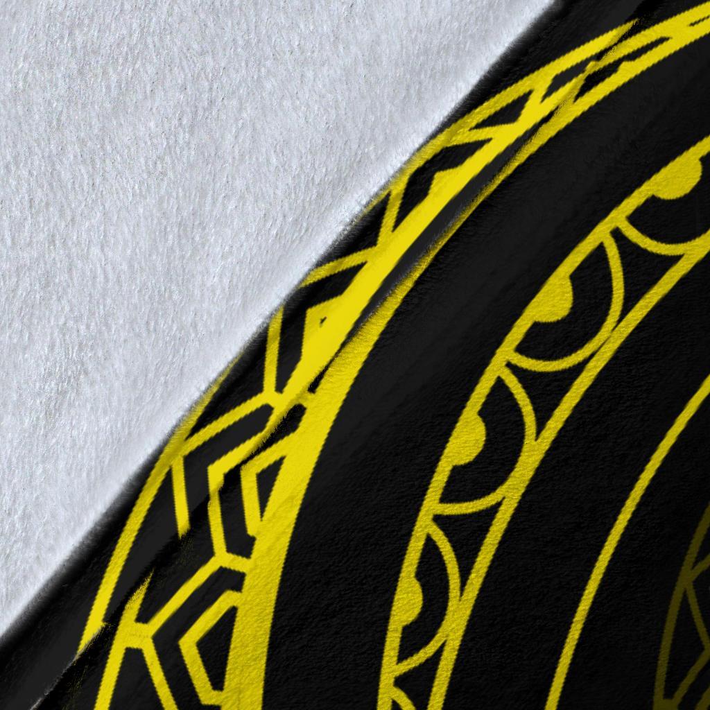 Kanaka Premium Blanket - Yellow - Frida Style - Polynesian Pride