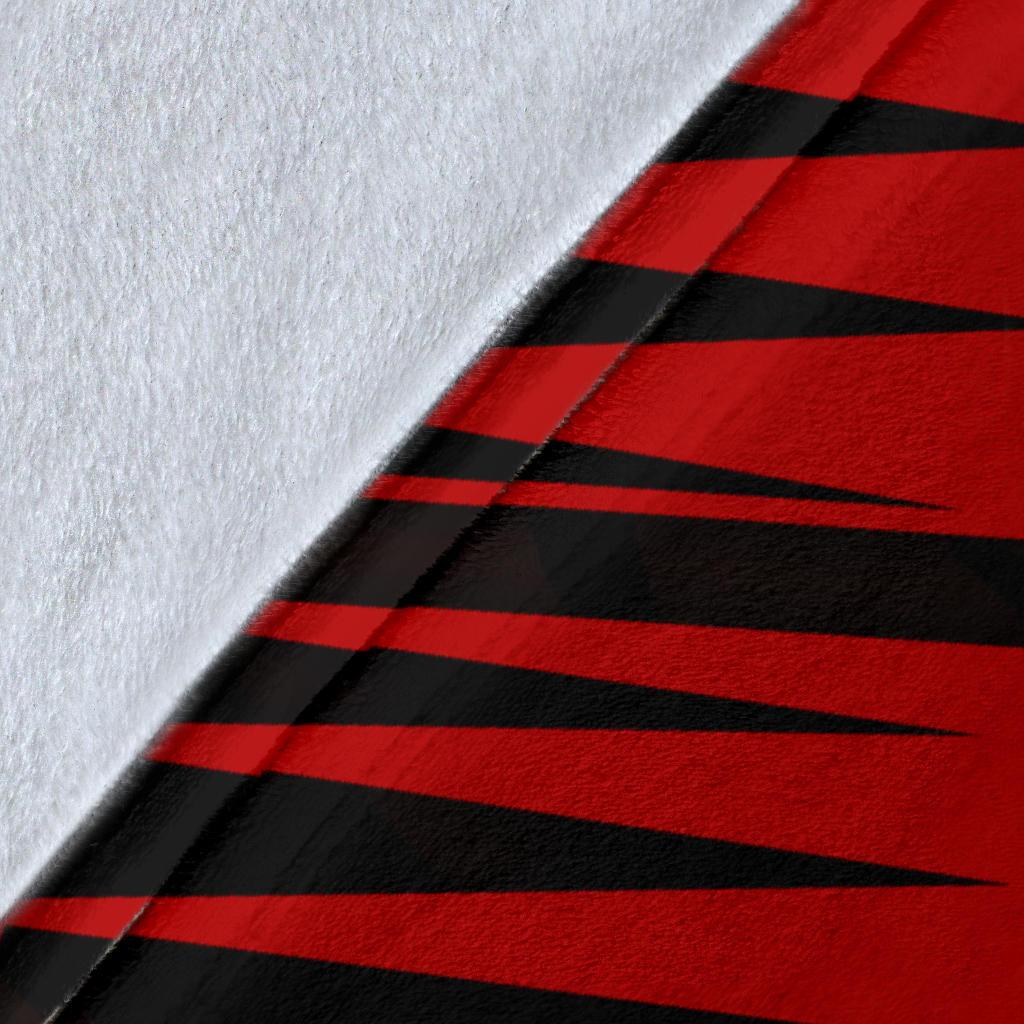 Samoa Polynesian Premium Blanket - Samoa Red Seal with Polynesian Tattoo - Polynesian Pride