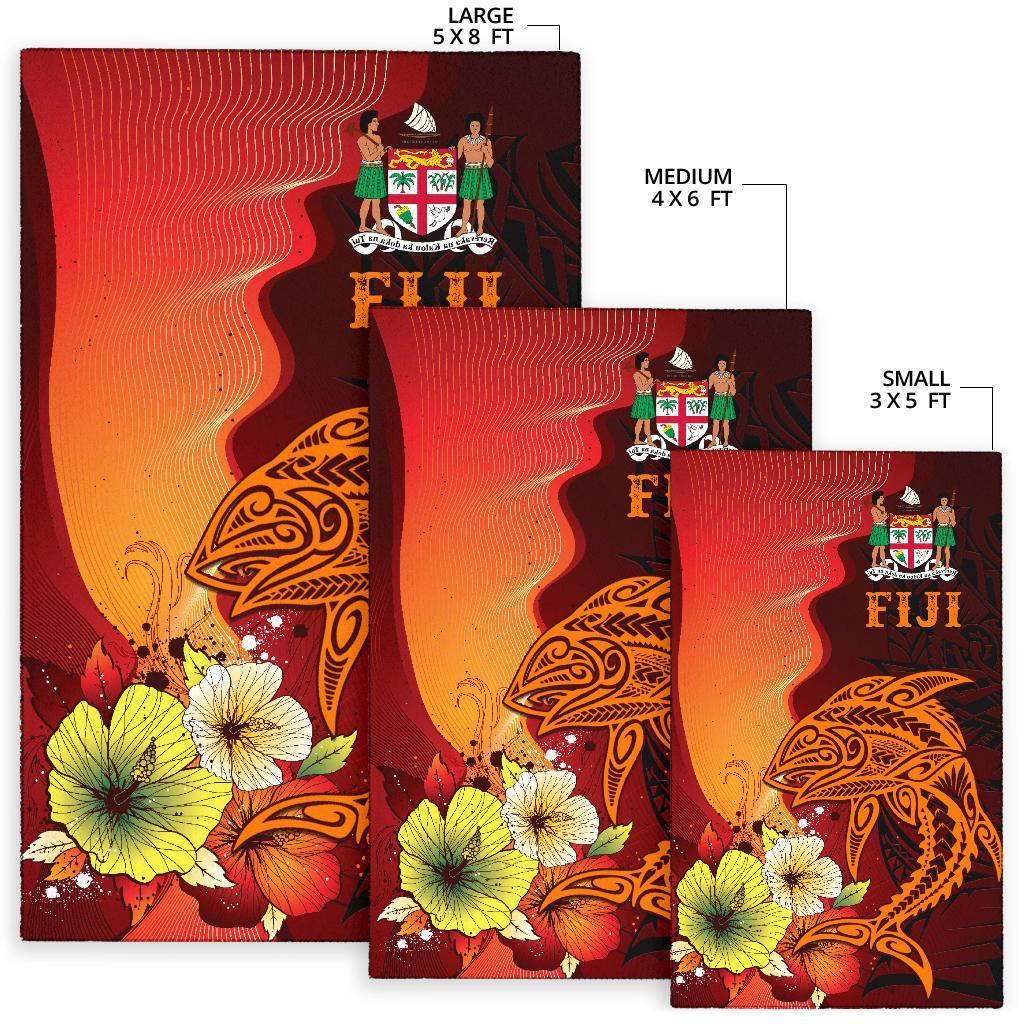 Fiji Area Rugs - Tribal Tuna Fish - Polynesian Pride