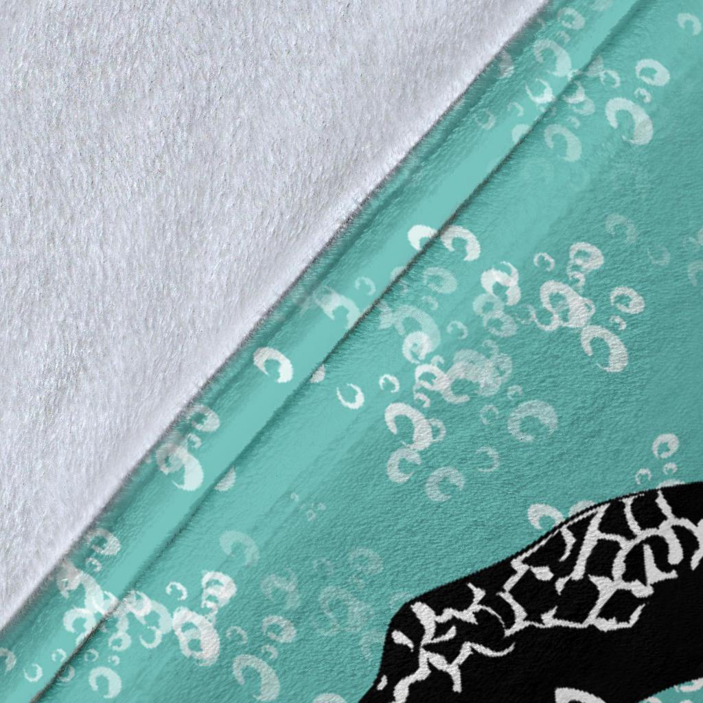 Hawaii Turle Sea Hibiscus Premium Blanket - Polynesian Pride