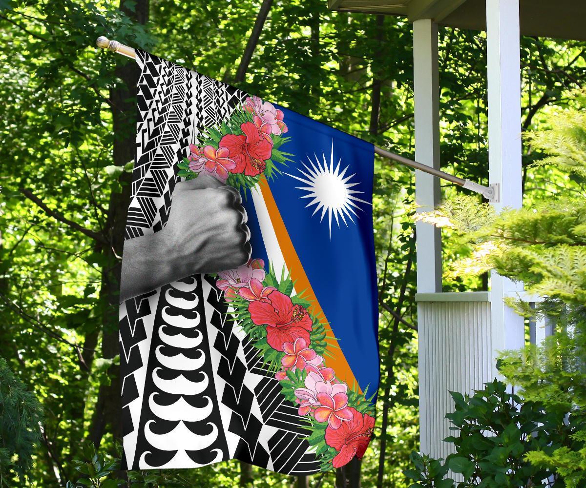 Marshall Islands Flag - Curve Style - Polynesian Pride