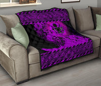 Cook Island Quilt Wave Pureple Design - Polynesian Pride