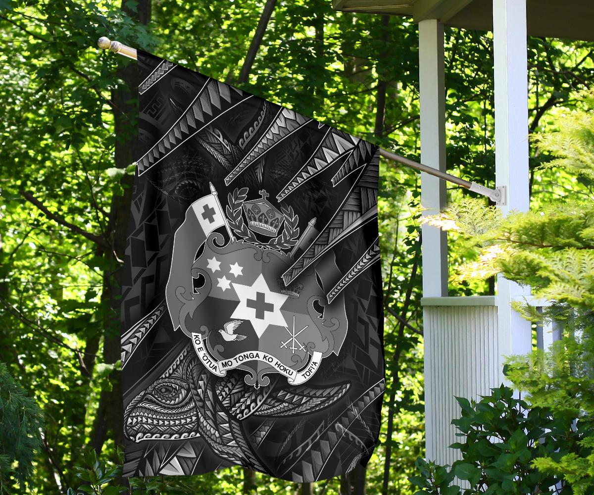 Tonga Flag - Seal With Whale Style - Polynesian Pride