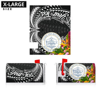 Palau Mailbox Cover - Custom Personalised Tropical Flowers Style - Polynesian Pride