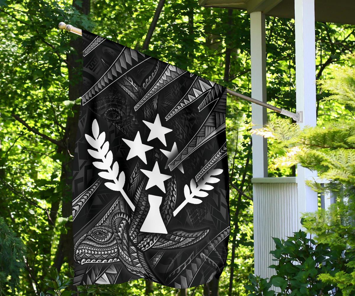 Kosrae State Flag - Seal With Whale Style - Polynesian Pride