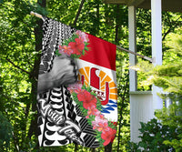 Tahiti Flag - Custom Personalised Curve Style - Polynesian Pride
