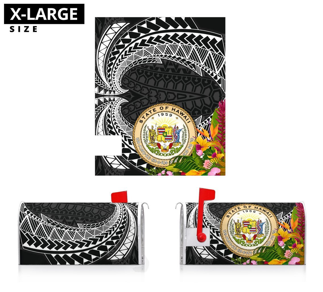Hawaii Mailbox Cover - Tropical Flowers Style - Polynesian Pride