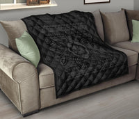 Hawaii Polyensian Turtle Premium Quilt Grey - Polynesian Pride