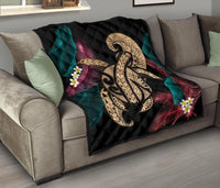 Hawaii Turtle Polynesian Tropical Premium Quilt - Ghia Style Gold - Polynesian Pride