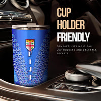 Fiji Drua Tumbler Tapa - Polynesian Pride