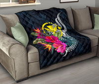 Hawaii Polynesian Premium Quilt - Tropical Flower - Polynesian Pride