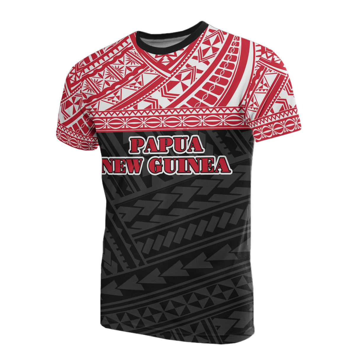 Papua New Guinea T Shirt Papua New Guinea Polynesian Design Unisex Red - Polynesian Pride