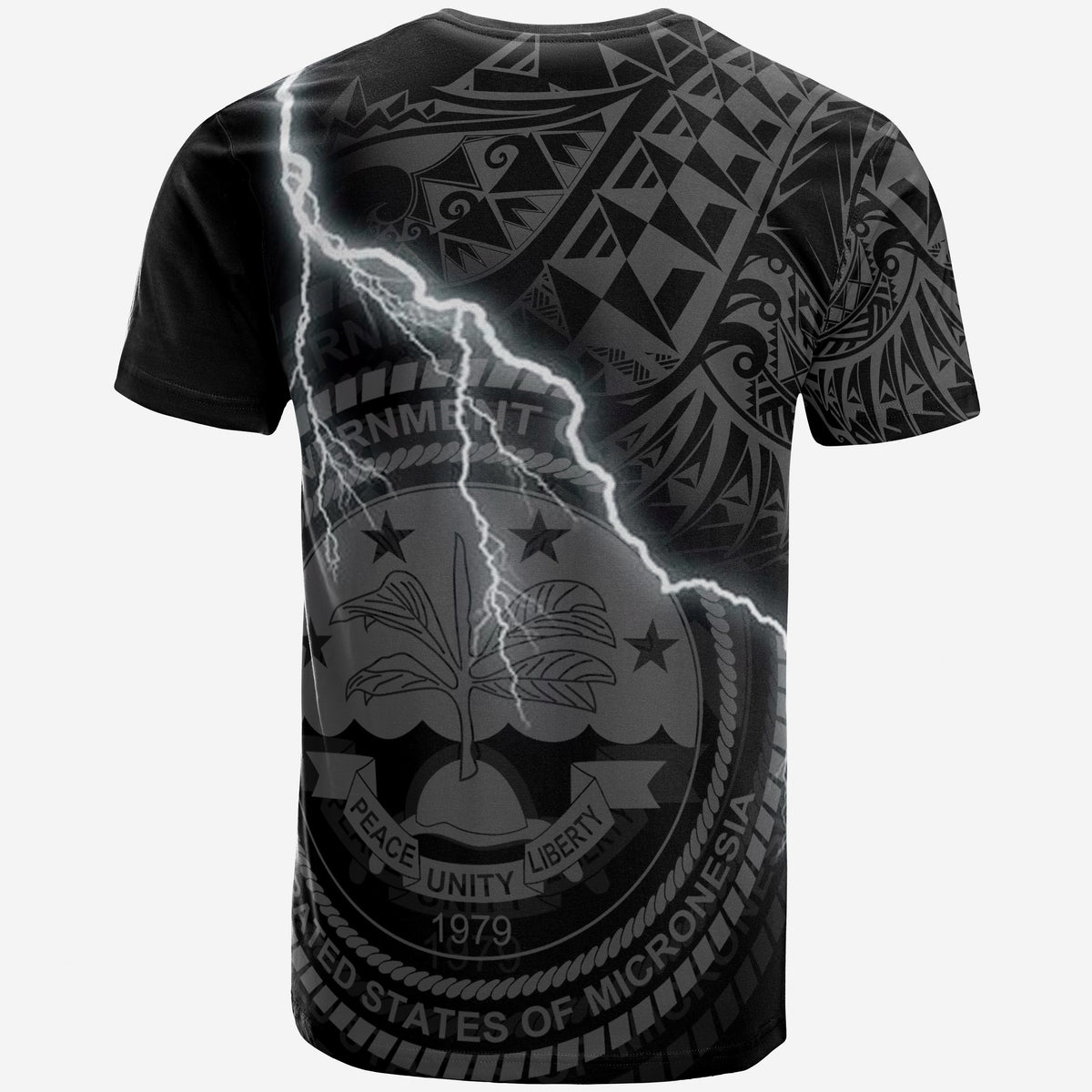 Federated States of Micronesia T Shirt F S M Seal Lighting Thunder - Polynesian Pride