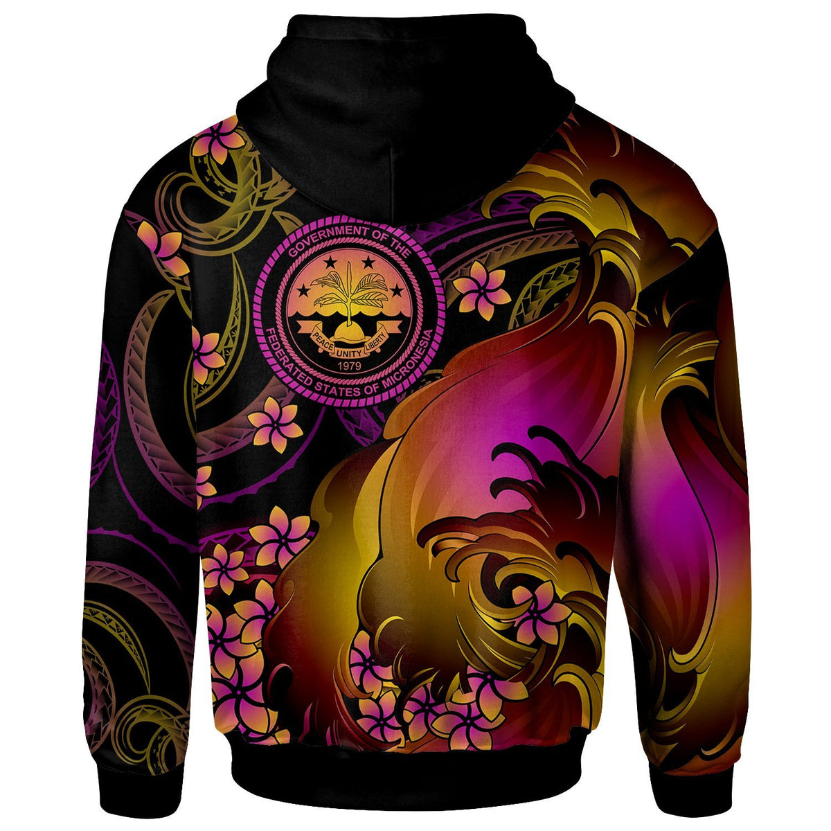 Fsm Hoodie Fsm in wave - Polynesian Pride