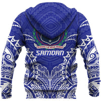 Samoa Premium Hoodie Samoa Coat of Arms Polynesian Tattoo - Polynesian Pride