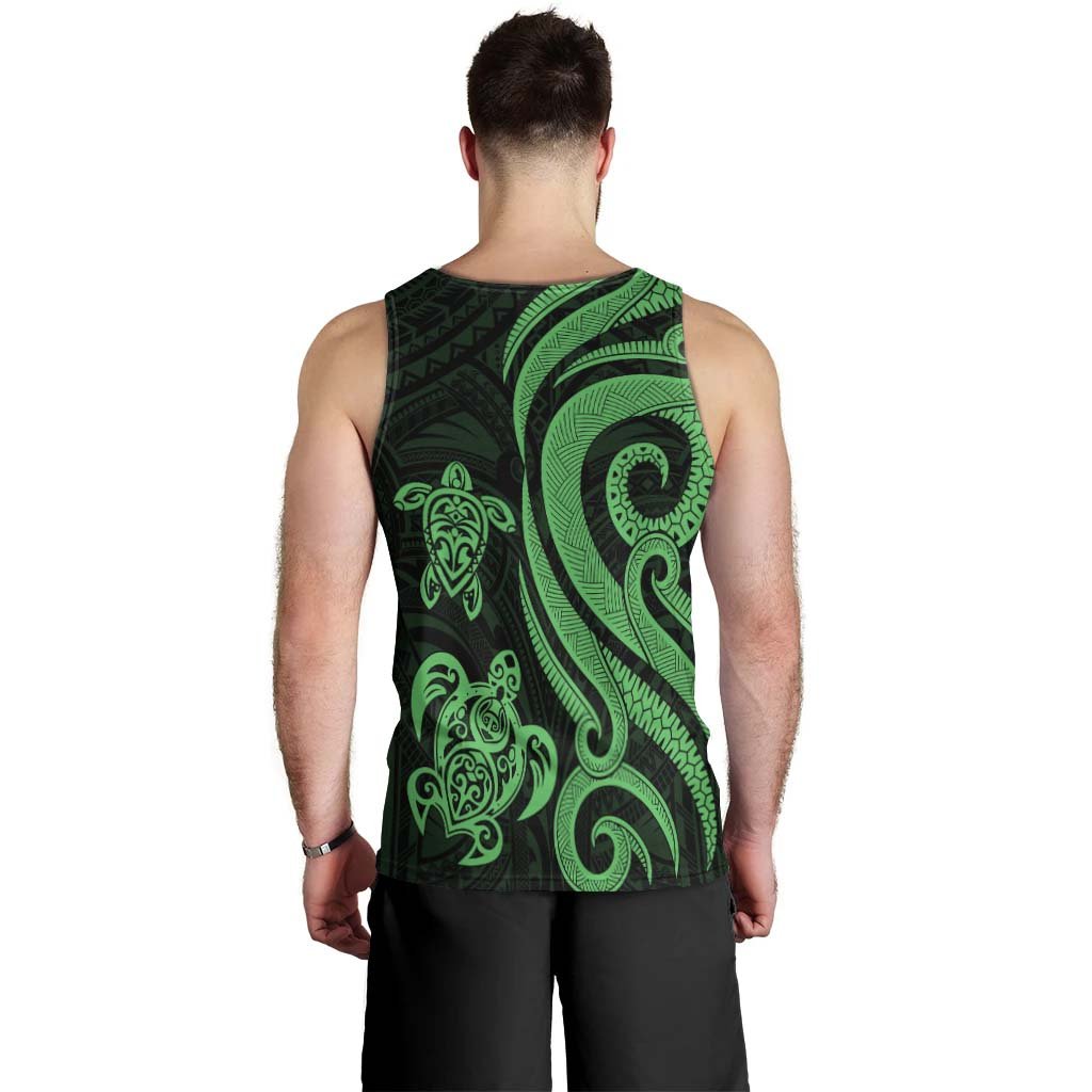 Guam Men's Tank Top - Green Tentacle Turtle - Polynesian Pride