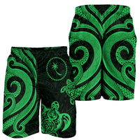 Chuuk Men's Short - Green Tentacle Turtle - Polynesian Pride