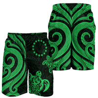 Cook Islands Men's Short - Green Tentacle Turtle - Polynesian Pride
