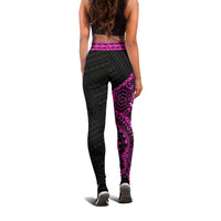 Vanuatu Rising 1st Leggings (Pink) A6 - Polynesian Pride