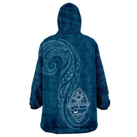 Guam Hafa Adai Pattern Style Wearable Blanket Hoodie LT9 - Polynesian Pride