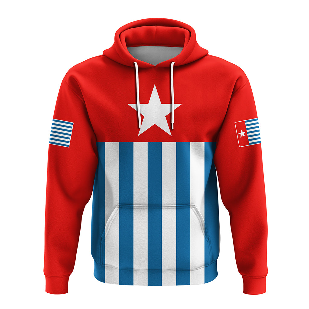 West Papua Hoodie Morning Star Flag LT4 - Polynesian Pride