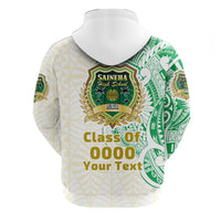 Custom Saineha Tonga Zip Hoodie Tattoo Special Class of LT16 - Polynesian Pride