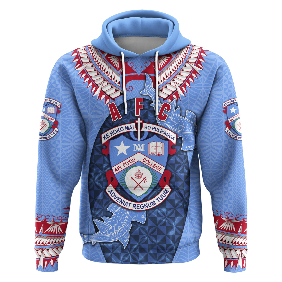 Custom Tonga Apifoou College Hoodie Special Style LT16 - Polynesian Pride